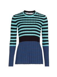 Shop Proenza Schouler White Label Striped Long-Sleeve Sweater at Saks Fifth Avenue