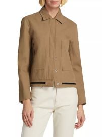 Shop Proenza Schouler Wiley Short Twill Jacket at Saks Fifth Avenue