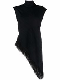 Shop Proenza Schouler textured fringed asymmetric top with Express Delivery - at Farfetch