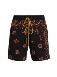 Shop R H U D E Bandana Knit Shorts at Saks Fifth Avenue