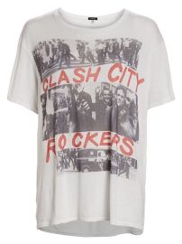 Shop R13 Clash City Rockers T-Shirt at Saks Fifth Avenue