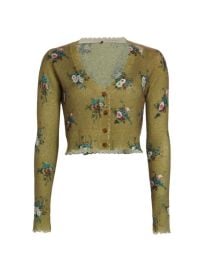 Shop R13 Floral Cashmere Baby Cardigan at Saks Fifth Avenue