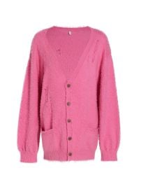 Shop R13 Merino Wool Distressed Cardigan at Saks Fifth Avenue