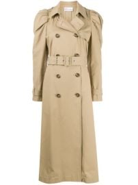 Shop RED Valentino puff shoulder trench coat with Express Delivery - at Farfetch