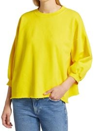 Shop Rachel Comey Fond Puff-Sleeve Sweatshirt at Saks Fifth Avenue