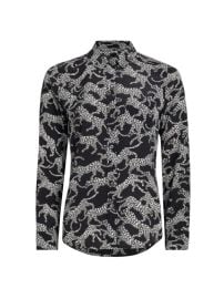 Shop Rails Kate Printed Silk Button-Front Shirt at Saks Fifth Avenue