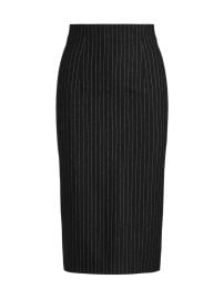 Shop Ralph Lauren Collection Curran Pinstripe Pencil Skirt at Saks Fifth Avenue