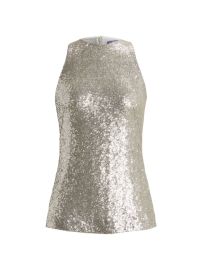 Shop Ralph Lauren Collection Sequined Sleeveless Top at Saks Fifth Avenue