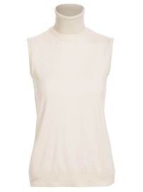 Shop Ralph Lauren Collection Sleeveless Turtleneck Cashmere Sweater at Saks Fifth Avenue