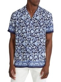 Shop Ralph Lauren Purple Label Archer Paisley Print Short-Sleeve Shirt at Saks Fifth Avenue