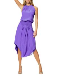 Shop Ramy Brook Audrey Blouson Midi Dress at Saks Fifth Avenue