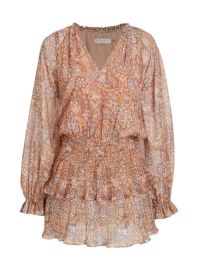 Shop Ramy Brook Barron Paisley Mini Dress at Saks Fifth Avenue