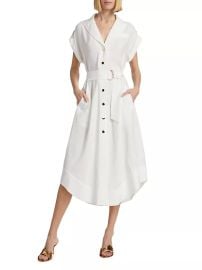 Shop Ramy Brook Celia Belted Shirtdress at Saks Fifth Avenue