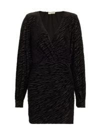 Shop Ramy Brook Kalan Leopard Wrap Minidress at Saks Fifth Avenue