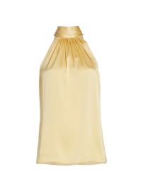 Shop Ramy Brook Lori Silk Halter Top at Saks Fifth Avenue