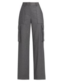 Shop Ramy Brook Noa Pinstripe Cargo Pants at Saks Fifth Avenue