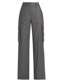 Shop Ramy Brook Noa Pinstripe Cargo Pants at Saks Fifth Avenue