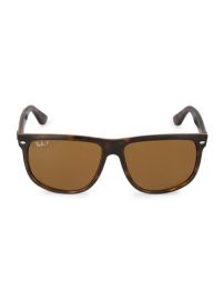 Shop Ray-Ban RB4147 60MM Flat Top Boyfriend Sunglasses at Saks Fifth Avenue