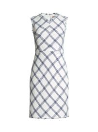 Shop Rebecca Taylor Plaid Tweed Sheath Dress at Saks Fifth Avenue