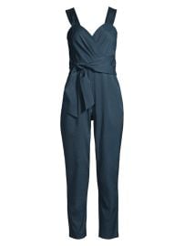 Shop Rebecca Taylor Pleated Cropped Leg Jumpsuit at Saks Fifth Avenue