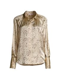 Shop Rebecca Taylor Scattered Fleur Long Sleeve Blouse at Saks Fifth Avenue