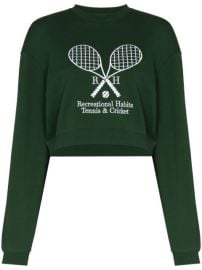 Shop Recreational Habits Williams cropped sweatshirt with Express Delivery - at Farfetch