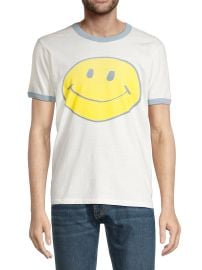 Shop Redone Smiley Ringer T-Shirt at Saks Fifth Avenue