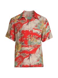 Shop Redone Tiger Surf Rider Camp Shirt at Saks Fifth Avenue