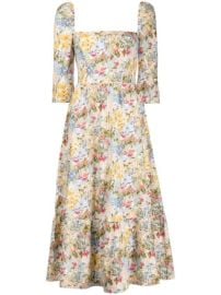 Shop Reformation cyprus floral-print dress with Express Delivery - at Farfetch