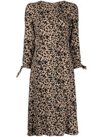 Shop Reformation port spot-print dress with Express Delivery - at Farfetch