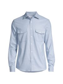 Shop Reiss Chaser Button-Up Shirt at Saks Fifth Avenue