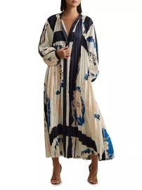 Shop Reiss Daiya Pleated Maxi Dress at Saks Fifth Avenue