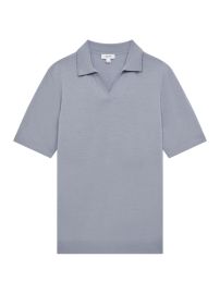 Shop Reiss Duchie Wool Polo Shirt at Saks Fifth Avenue