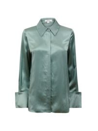 Shop Reiss Haley Silk Button-Front Blouse at Saks Fifth Avenue