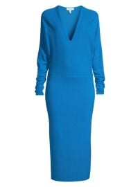 Shop Reiss Jenna Knit Blouson Midi-Dress at Saks Fifth Avenue