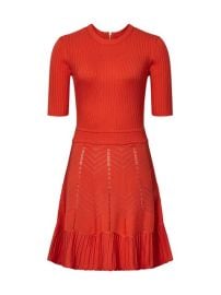 Shop Reiss Josie Mixed-Knit Minidress at Saks Fifth Avenue