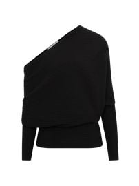 Shop Reiss Lorna Ribbed One-Shoulder Sweater at Saks Fifth Avenue