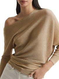 Shop Reiss Louisa Metallic Sweater at Saks Fifth Avenue