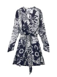 Shop Reiss Sienna Floral Tie-Waist Dress at Saks Fifth Avenue