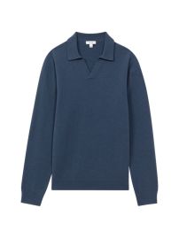 Shop Reiss Swift Wool Collared Sweater at Saks Fifth Avenue