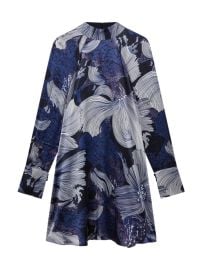 Shop Reiss Thea Floral Long-Sleeve Minidress at Saks Fifth Avenue