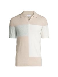 Shop Reiss Tondo Wool-Blend Polo Shirt at Saks Fifth Avenue