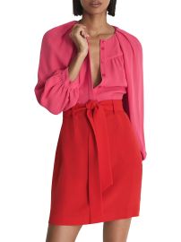 Shop Reiss Valentina Colorblock Minidress at Saks Fifth Avenue
