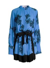 Shop Reiss Viviyan Floral Belted Minidress at Saks Fifth Avenue