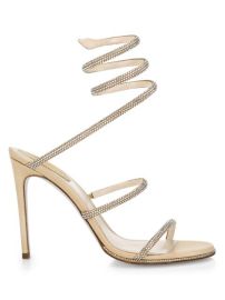 Shop Rene Caovilla Cleo Crystal-Embellished Wrap Sandals at Saks Fifth Avenue