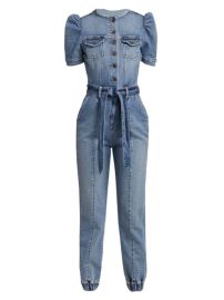 Shop Retrofte Retrofete Lia Denim Jumpsuit at Saks Fifth Avenue