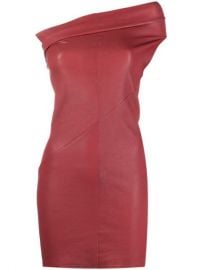 Shop Rick Owens Athena one-shoulder fitted dress with Express Delivery - at Farfetch