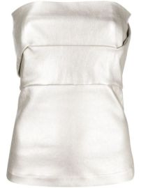 Shop Rick Owens Fogachine coated bustier top with Express Delivery - at Farfetch