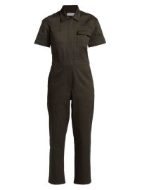 Shop Rivet Utility Worker Cotton-Blend Short-Sleeve Jumpsuit at Saks Fifth Avenue