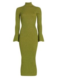 Shop Ronny Kobo Chariuna Rib-Knit Turtleneck Dress at Saks Fifth Avenue